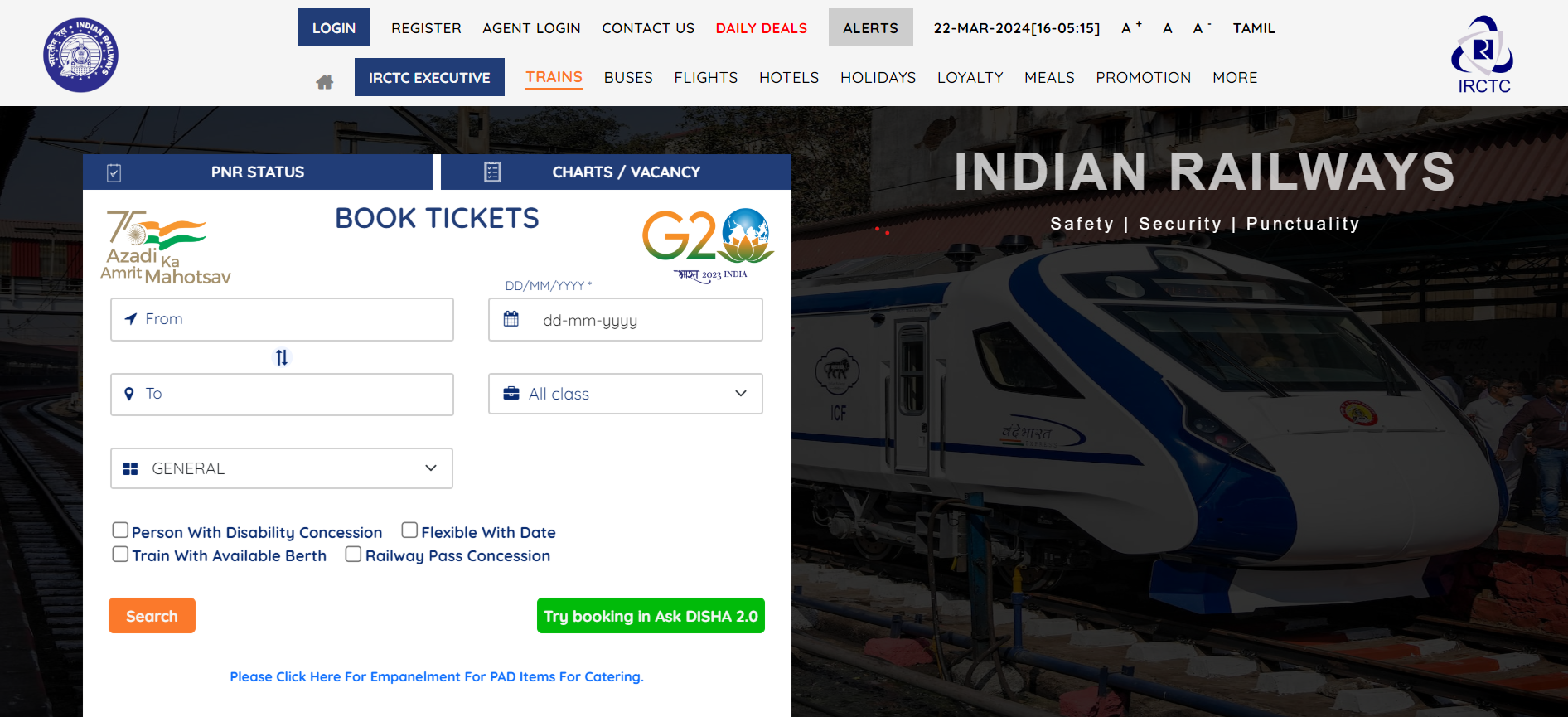 IRCTC Project
